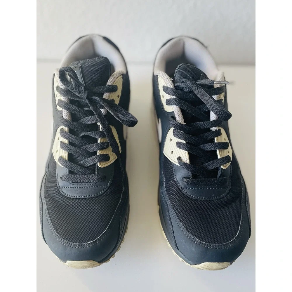 Nike Air Max 90 Miler Essential Black Cream Mens Size 11 Sneakers 537384-089